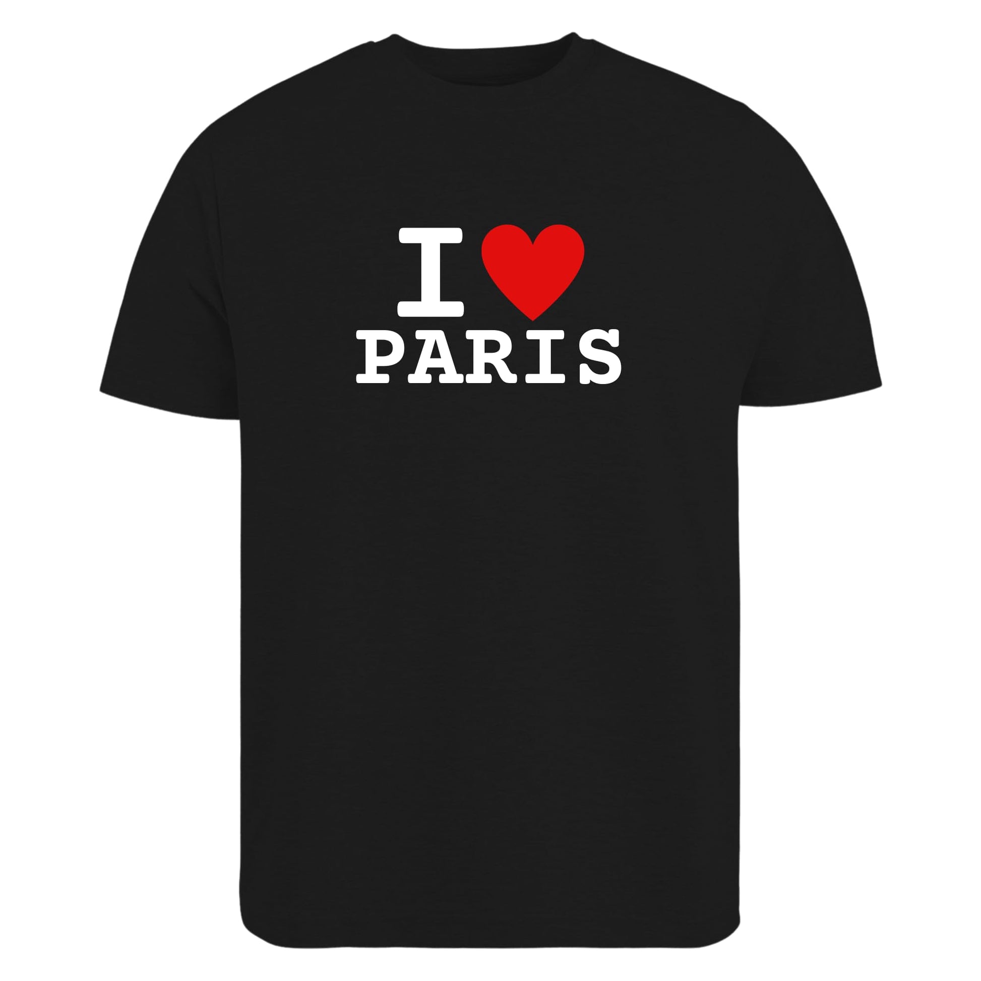 Be Buz I Love Paris T-Shirt Unisex Graphic Tee with Classic Heart Design Trendy France Souvenir Shirt for Men and Women French City Pride Tee - Top Tee