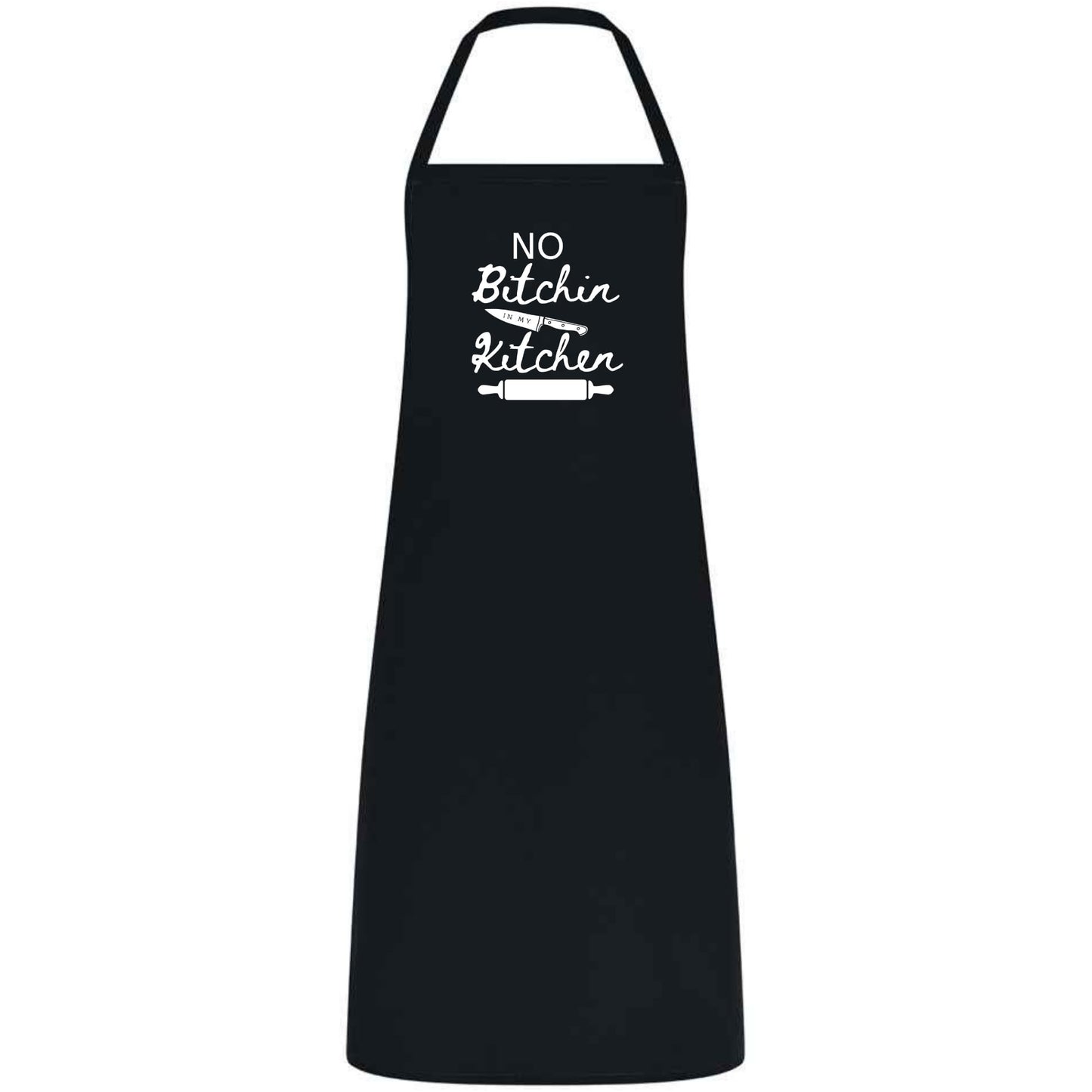 No Bitchin In My Kitchen Multicolor Apron Unisex Chef Waiter Waitress Gift for her him Perfect for Weddings BBQs Cooking