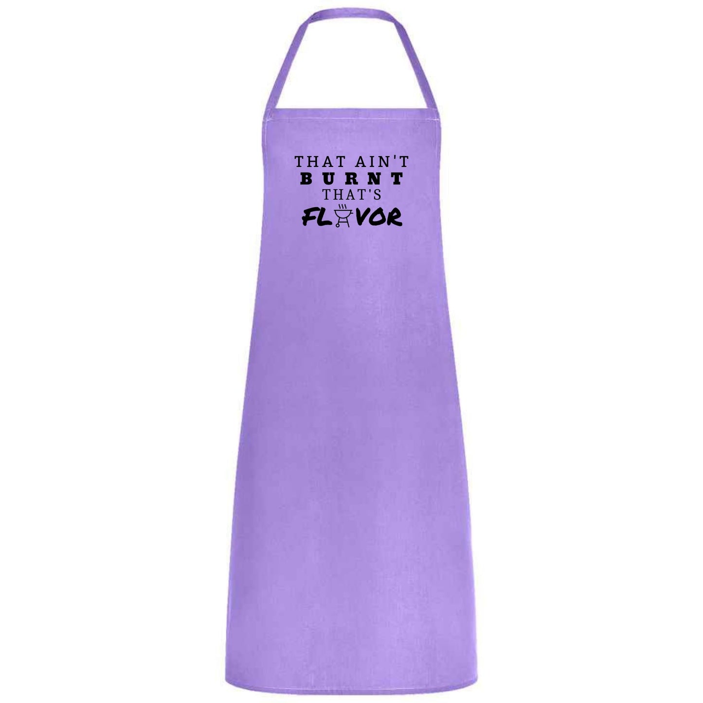 That Ain’t Burnt, That’s Flavor Apron Funny Multicolor BBQ and Grilling Apron for Men Dad, Husband and Father’s Day Gift