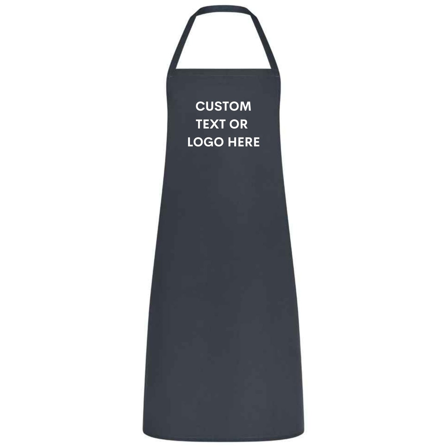 Personalized Chef Apron with Logo or Text Custom Apron for Women Men Multicolor Cooking, Baking, BBQ, Waiter, Waitress, Wedding Gift No Pockets