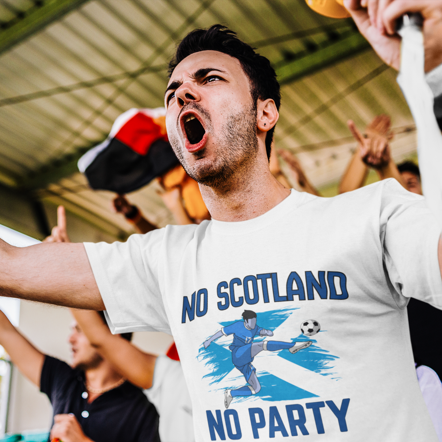 No Scotland No Party | Scotland Player T-Shirt | World Cup 2026 Football Gift