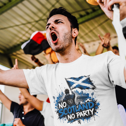 No Scotland No Party | Scotland Fan T-Shirt | World Cup 2026 Football Gift