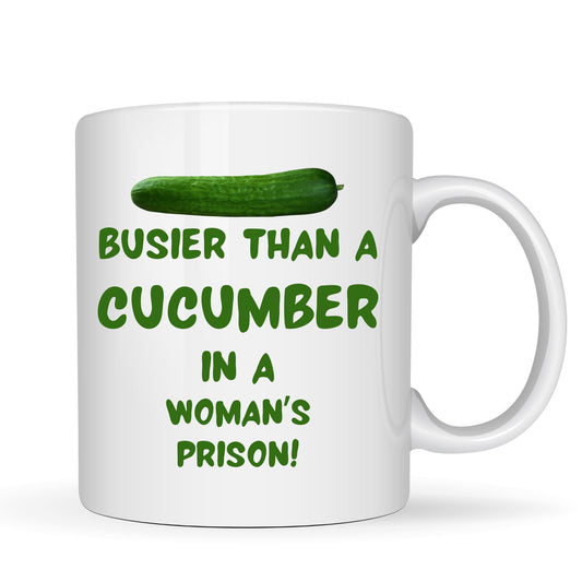 Funny Cucumber Mug - 11oz Ceramic Coffee Cup