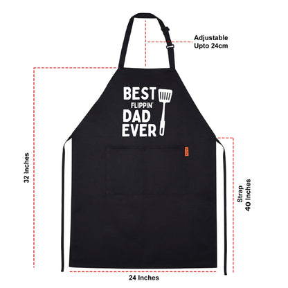 Best Flippin' Dad Ever Funny Aprons for men Printed Apron Gift for Her Chef Apron Kitchen Apron BBQ Apron Gift Baking Apron Father Day Gift