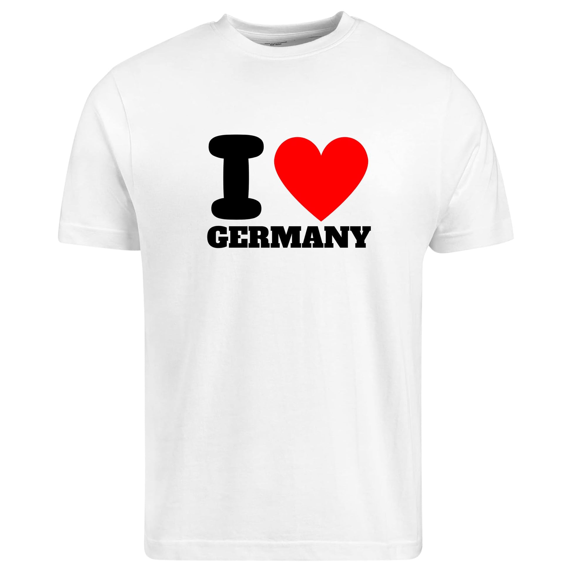 Be Buz I Love Germany T-Shirt Unisex Graphic Tee with Classic Heart Design Trendy Germany Souvenir Shirt for Men and Women Pride Tee - Top Tee