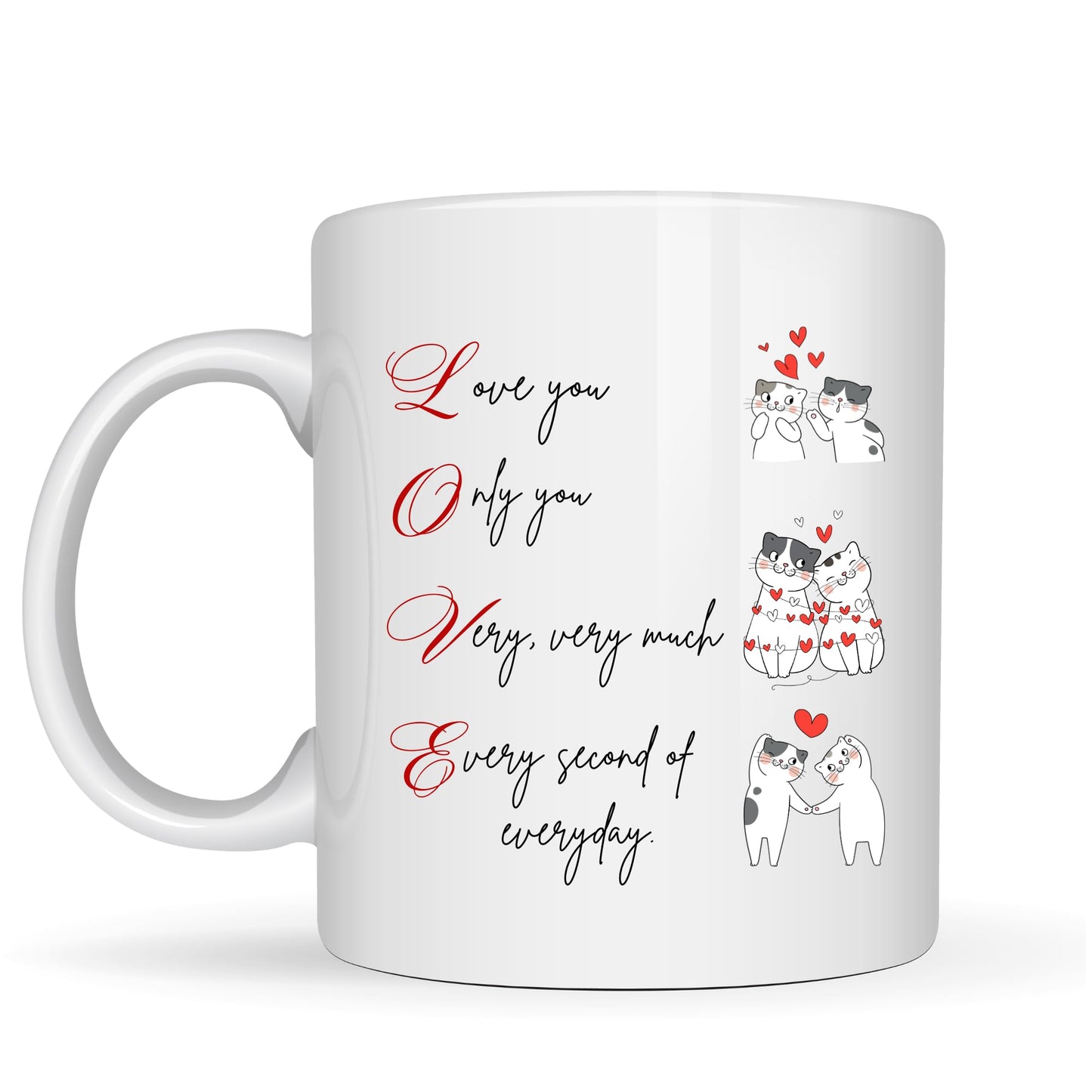 Love You Only Very Much Mug - 11oz Ceramic Coffee Cup