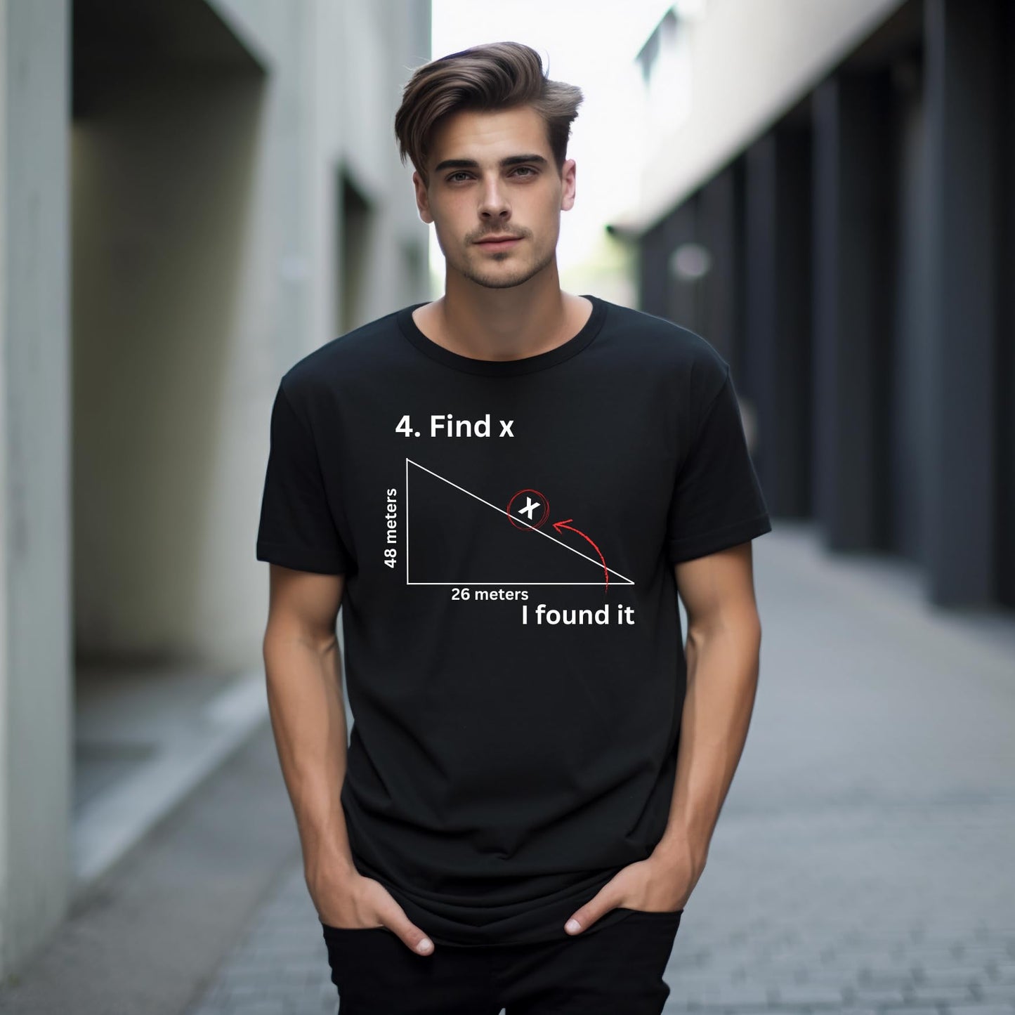 Find X. I Found It - Funny Maths T-Shirt