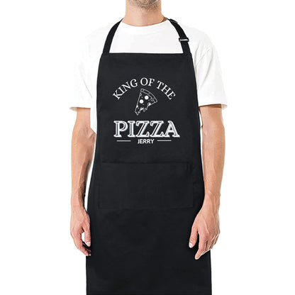 Personalized Pizza Apron with Name Custom Name Apron for Pizza Lovers Home Cooks and Baking Enthusiasts Adjustable and Durable Kitchen Apron Cooking, gift for him her
