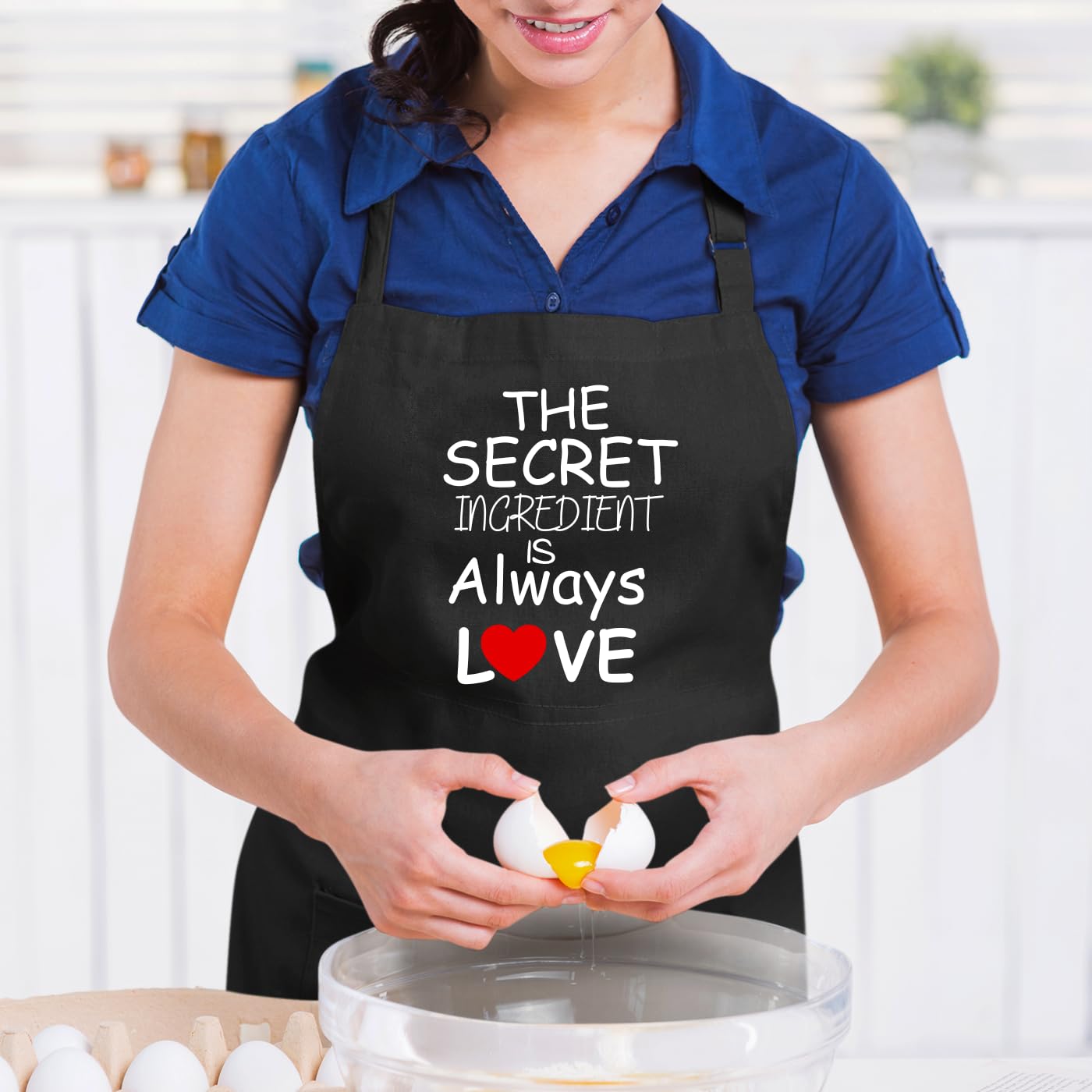 The Secret Ingredient is Always Love Funny Aprons for men Printed Apron Gift for Her Chef Apron Kitchen Apron BBQ Apron Gift Baking Apron Father Day Gift