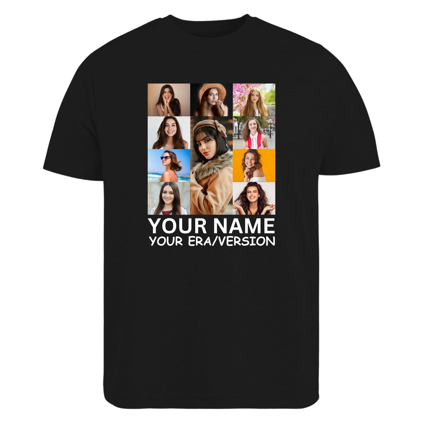 Be Buz Custom Photo T-Shirt Era's Tour Personalized Concert Shirt with Your Picture Bachelorette Party Gift for Women Men for Birthday Valentines - Top Tee