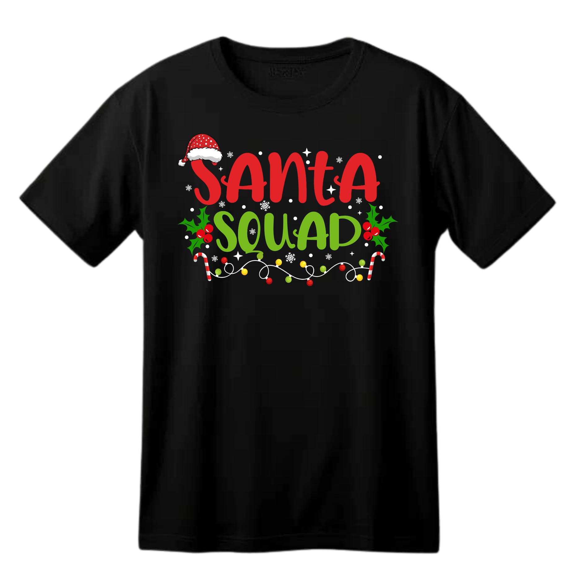 Be Buz Merry Christmas and Happy New Year My Gnomies Printed Adults Unisex Men Women Cotton Crew Neck Casual T-Shirt - Top Tee