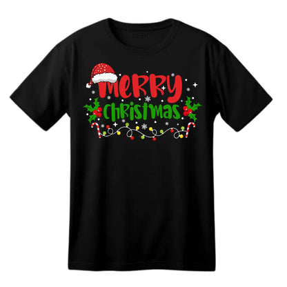 Be Buz Merry Christmas and Happy New Year My Gnomies Printed Adults Unisex Men Women Cotton Crew Neck Casual T-Shirt