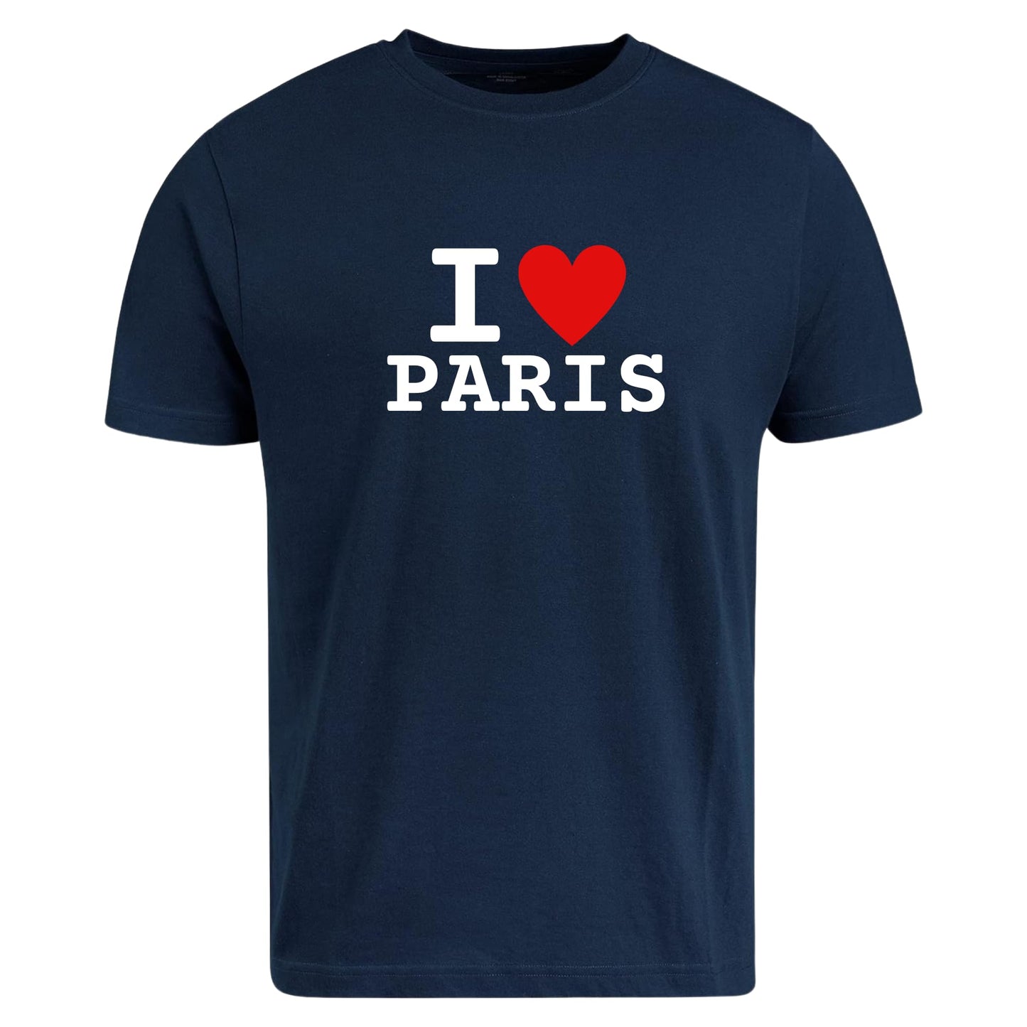 Be Buz I Love Paris T-Shirt Unisex Graphic Tee with Classic Heart Design Trendy France Souvenir Shirt for Men and Women French City Pride Tee - Top Tee