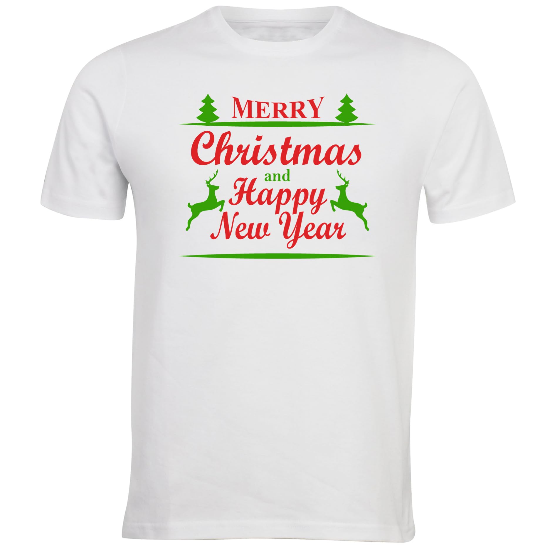 Santa Squad Merry Christmas and Happy New Year 2024 Jingle Bells Printed Adults Unisex Men Women Cotton Crew Neck Casual T-Shirt - Top Tee