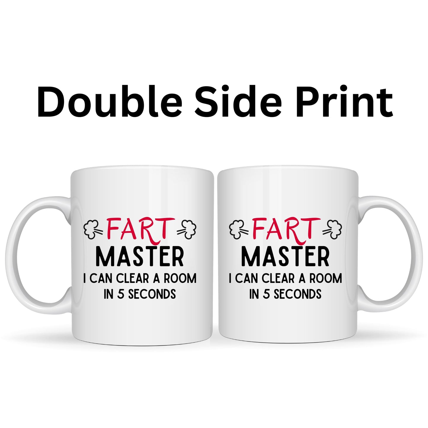 Funny Fart Master Coffee Mug - 11oz Ceramic Coffee Cup
