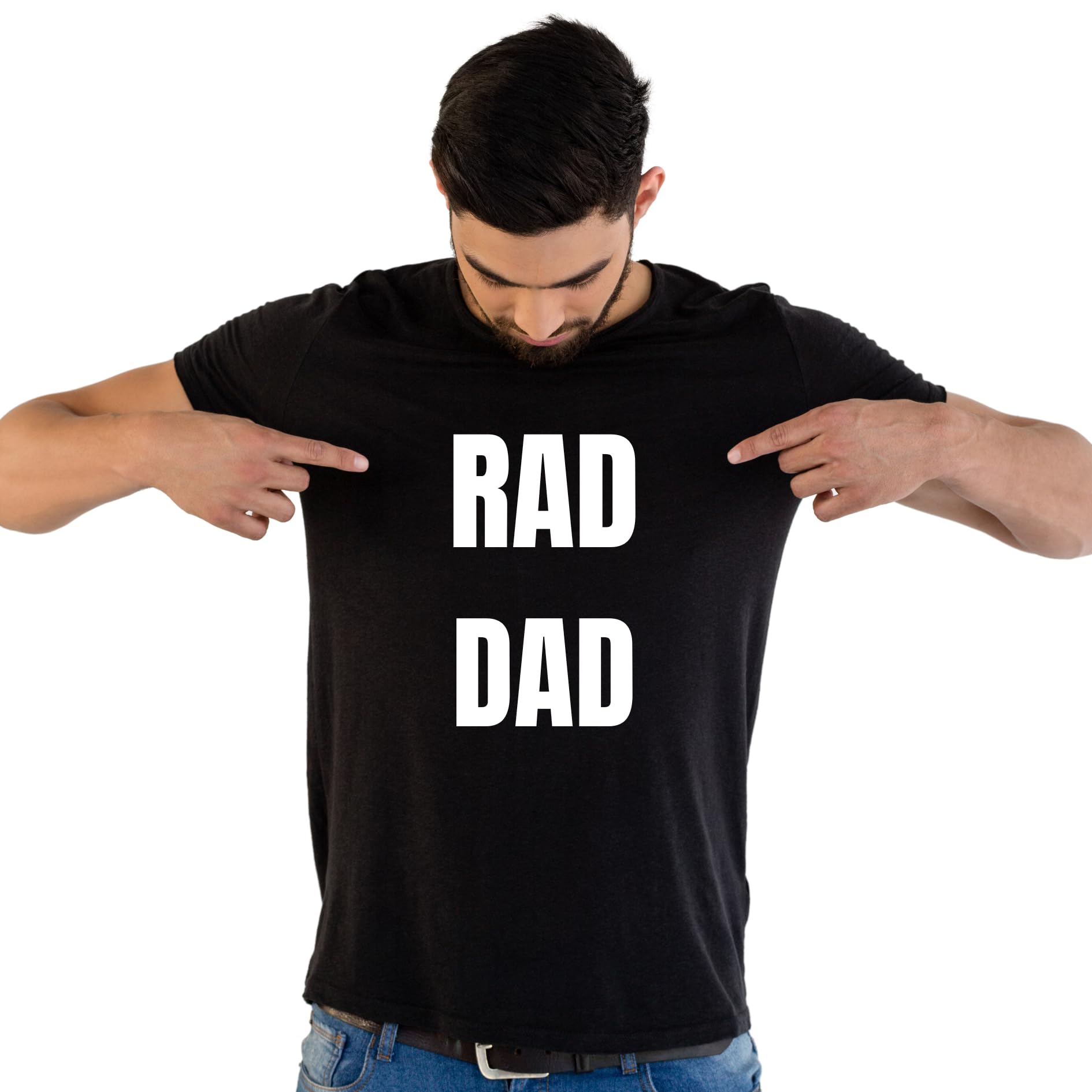 Rad Dad - Funny Dad T-Shirt - Top Tee