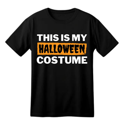 Be Buz This is My Halloween Costume Halloween Party Fun Adults Logo Printed Unisex Men Women Summer Winter Cotton Crew Neck Casual T-Shirt - Top Tee