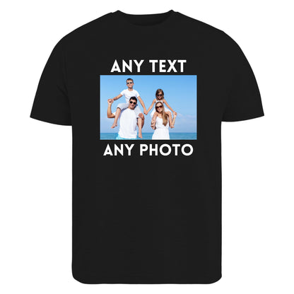 Design Your Own T-Shirt - Custom Text, Photo & Colour