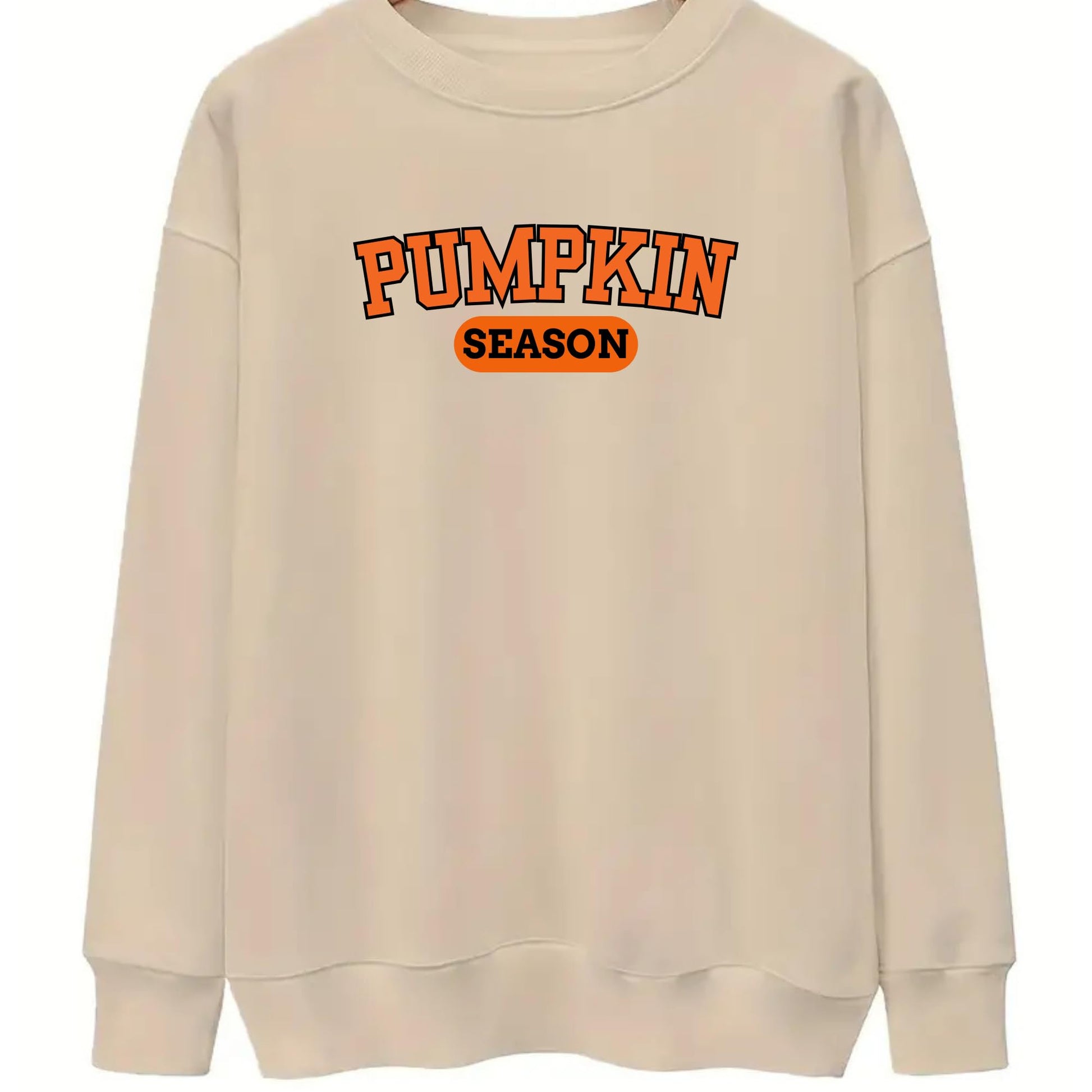 Be Buz Pumpkin Season Sweatshirt Crewneck Women and Men Autumn Halloween Pullover Unisex Sweater for Pumpkin Lovers - Top Tee