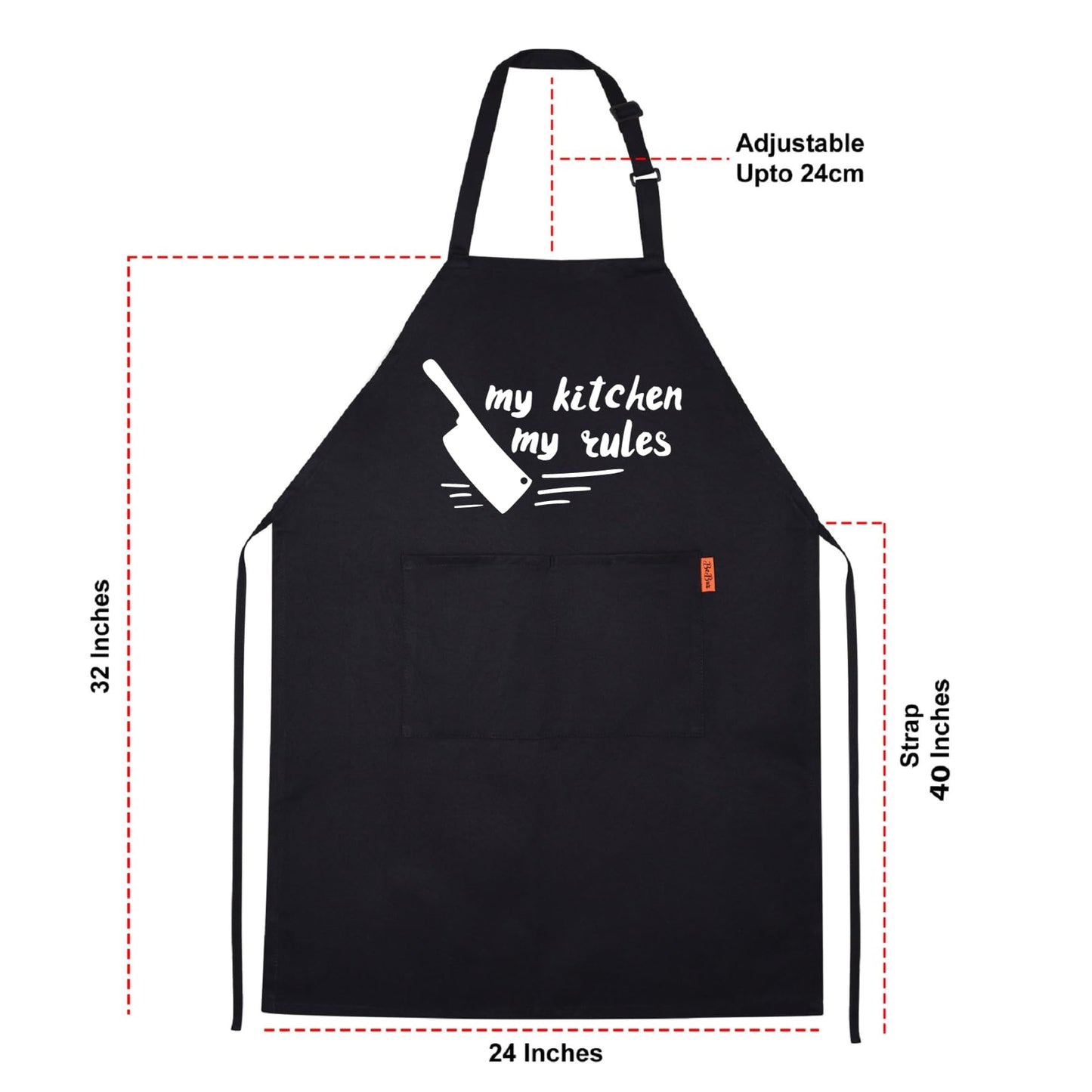 My Kitchen My Rules Funny Aprons for men Printed Apron Gift for Her Chef Apron Kitchen Apron BBQ Apron Gift Baking Apron Father Day Gift