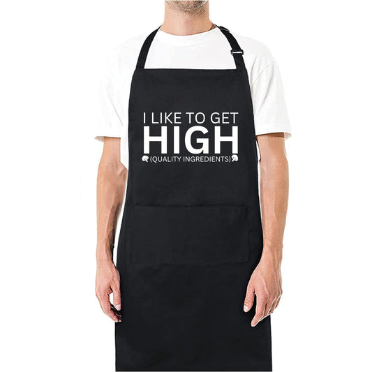 I Like to Get Quality Ingredients Funny Aprons for men Printed Apron Gift for Her Chef Apron Kitchen Apron BBQ Apron Gift Baking Apron Father Day Gift - Top Tee