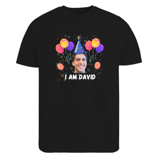 Be Buz Custom Photo Birthday T-Shirt Personalized Group Party Shirt, Black White Cotton Tee for Men, Women, Friends - Top Tee