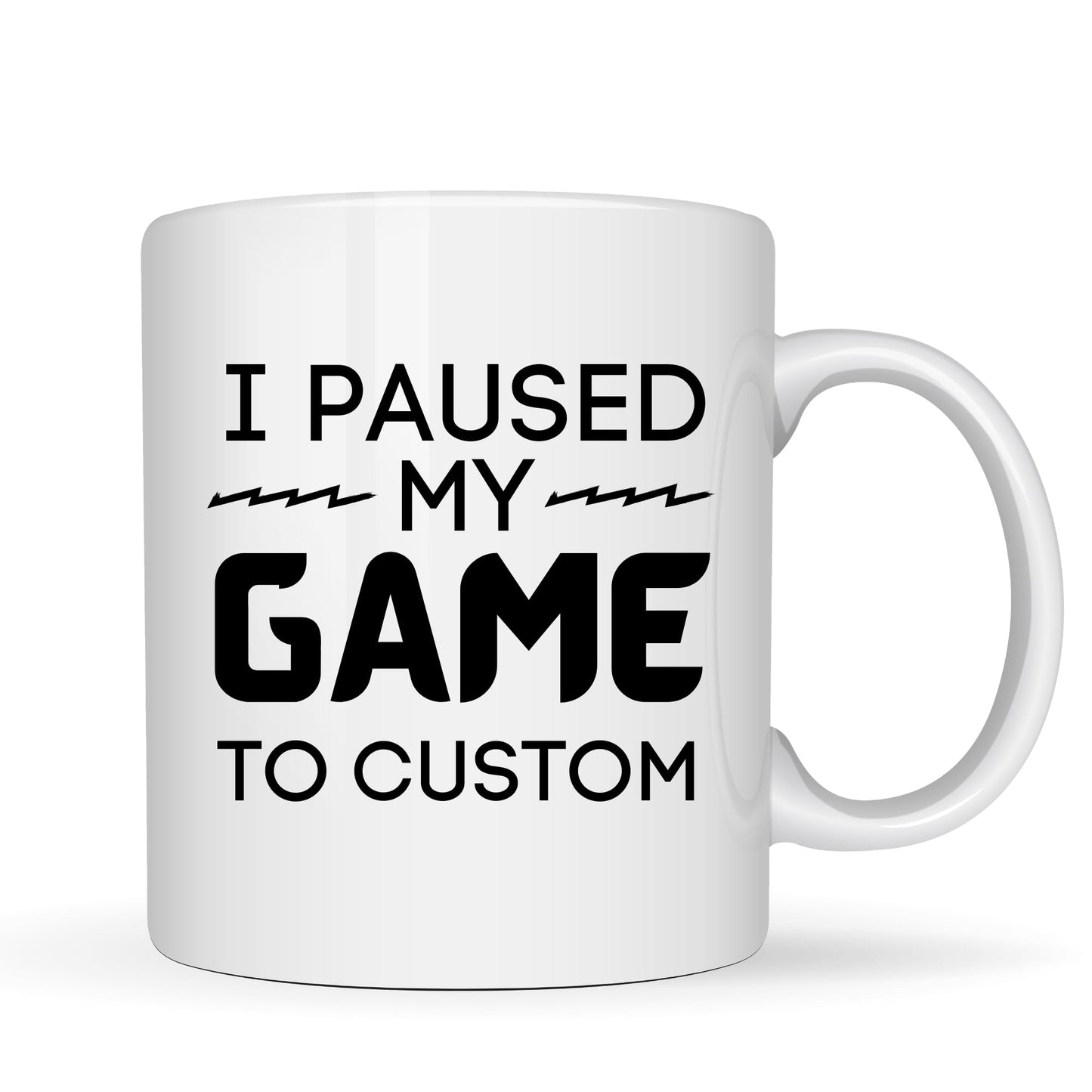 I Paused My Game to Drink Coffee Mug - 11oz Ceramic Coffee Cup