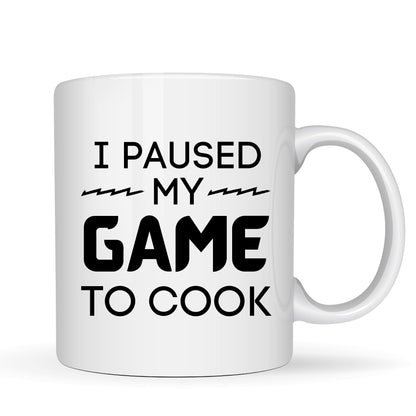 I Paused My Game to Drink Coffee Mug - 11oz Ceramic Coffee Cup