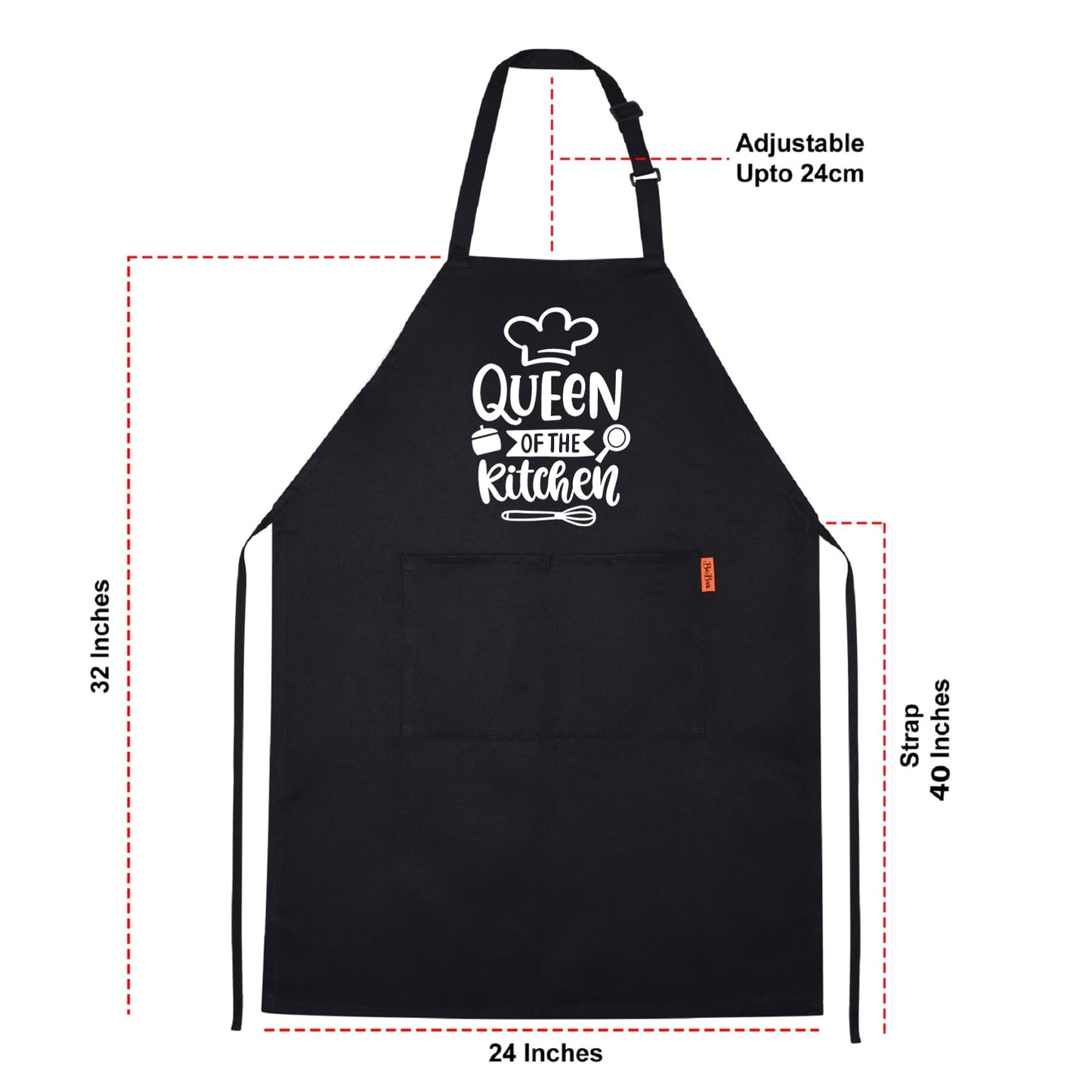 Queen of the kitchen Funny Aprons for men Printed Apron Gift for Her Chef Apron Kitchen Apron BBQ Apron Gift Baking Apron Father Day Gift