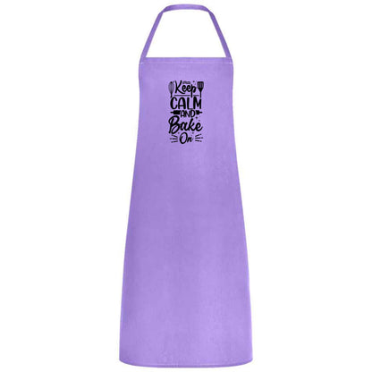 Keep Calm and Baker On Apron Funny Multicolor Baking Apron for Men and Women Kitchen Gift for Bakers Cooking Birthday and Holiday