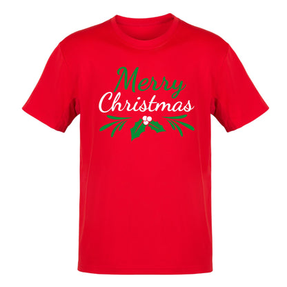 Merry Christmas and Happy New Year 2024 Jingle Bells Printed Adults Unisex Men Women Cotton Crew Neck Casual T-Shirt - Top Tee