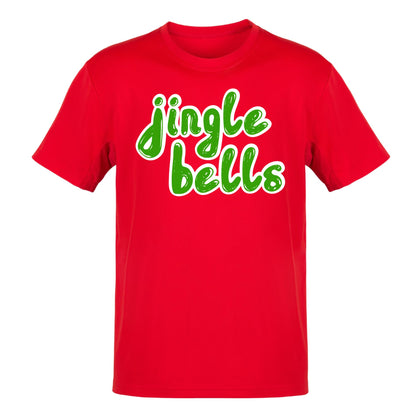 Merry Christmas and Happy New Year 2024 Jingle Bells Printed Adults Unisex Men Women Cotton Crew Neck Casual T-Shirt - Top Tee