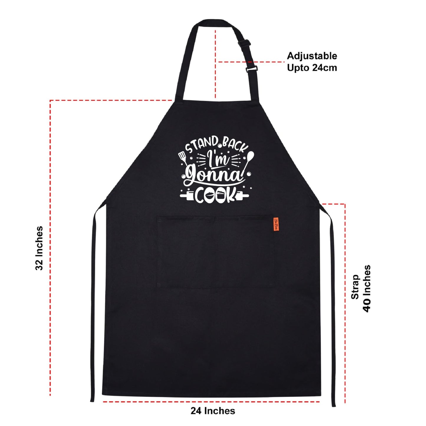 Stand Back I'm Gonna Cook Funny Aprons for men Printed Apron Gift for Her Chef Apron Kitchen Apron BBQ Apron Gift Baking Apron Father Day Gift