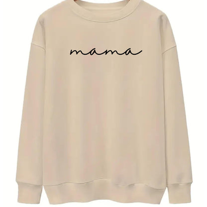 Be Buz Mama Sweatshirt for Women Cute Mom Crewneck Christmas, Mom Outfit, Casual Sweatshirt for Women - Top Tee