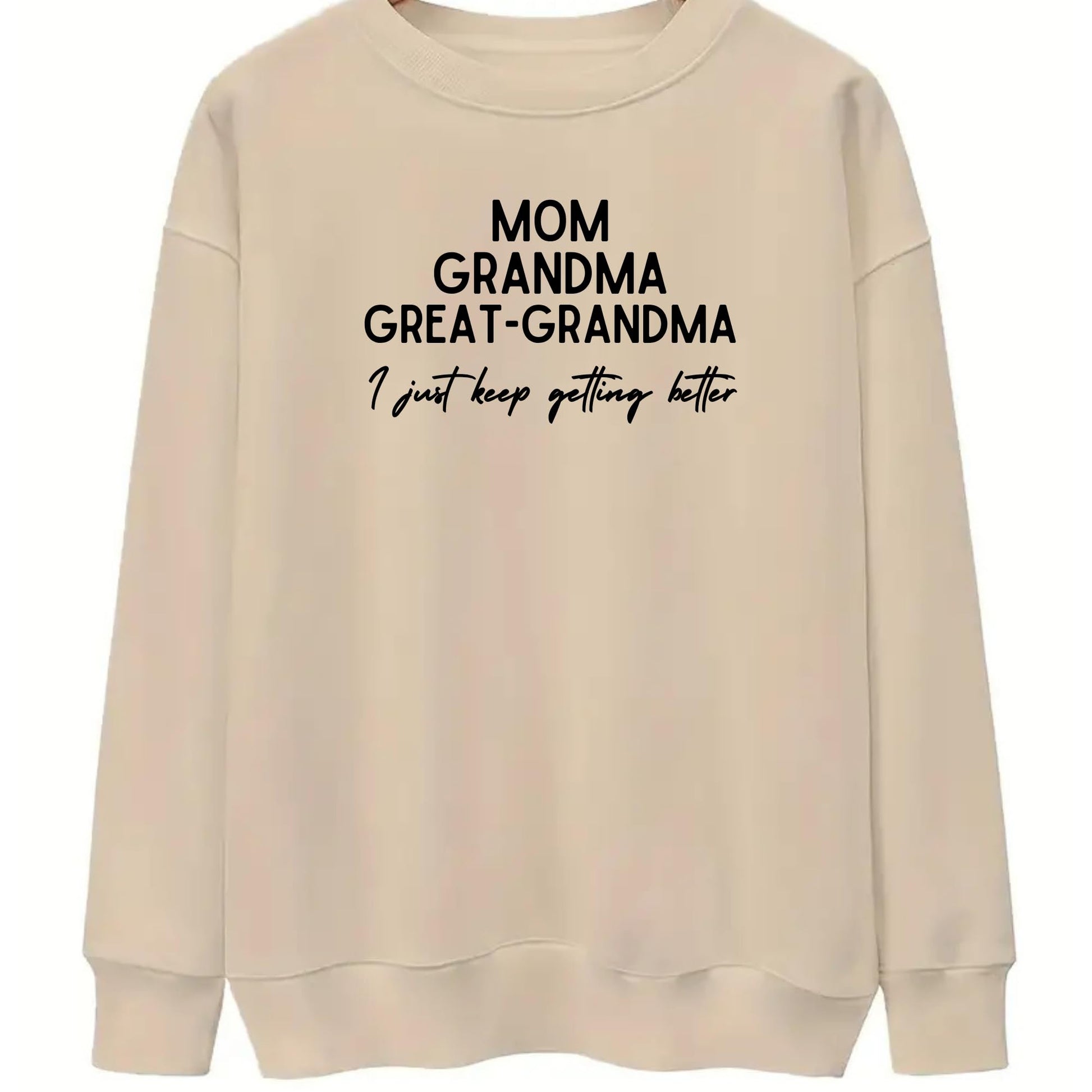 Be Buz Mom Grandma Great-Grandma Sweatshirt Baby Reveal to Family Pregnancy Announcement Gift Great Grandma Mother’s Day Sweatshirt - Top Tee