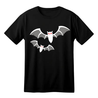 Be Buz Scary Bats Happy Halloween Night Fun Kids Adults Logo Printed Unisex Men Women Summer Winter Cotton Crew Neck Casual T-Shirt