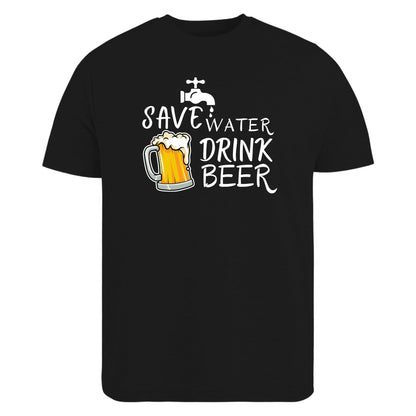 Be Buz Save Water Drink Beer T-Shirt Beer Lover Tee Drinking Humor Shirt for Men Beer Fans Gift for Him Alcohol Tee