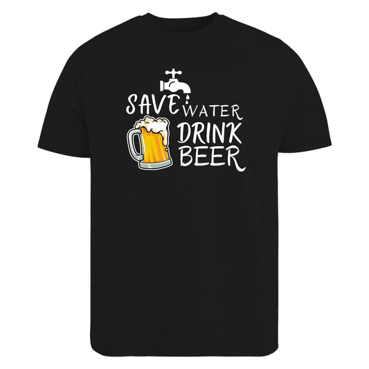 Be Buz Save Water Drink Beer T-Shirt Beer Lover Tee Drinking Humor Shirt for Men Beer Fans Gift for Him Alcohol Tee - Top Tee