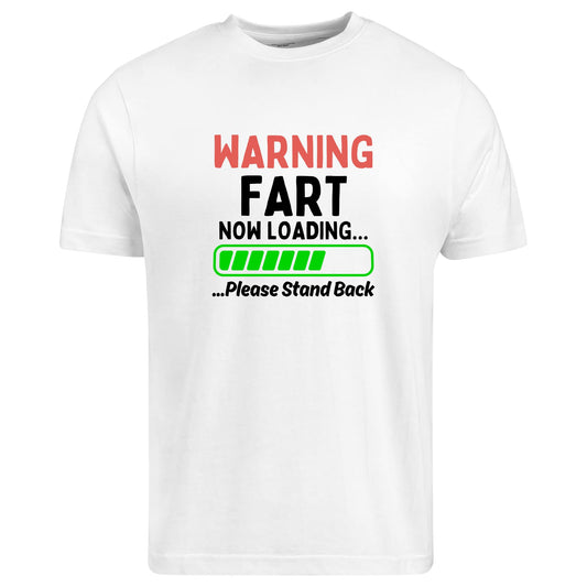 Be Buz Warning Fart Now Loading Please Stand Back T-Shirt Funny Fart Joke Shirt Gas Humor Tee for Men - Top Tee