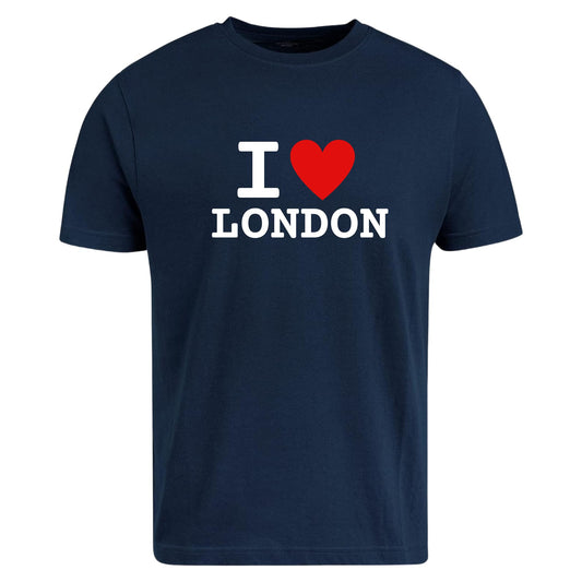 Be Buz I Love London T-Shirt, Unisex Cotton Graphic Tee, Classic Heart Design, British City Pride, Trendy UK Souvenir Shirt for Men and Women Travel Gift
