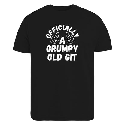 Be Buz Officially a Grumpy Old Git T-Shirt Funny Old Man Birthday Gift Sarcastic Aging Shirt Gift for Dad Grandpa Husband - Top Tee