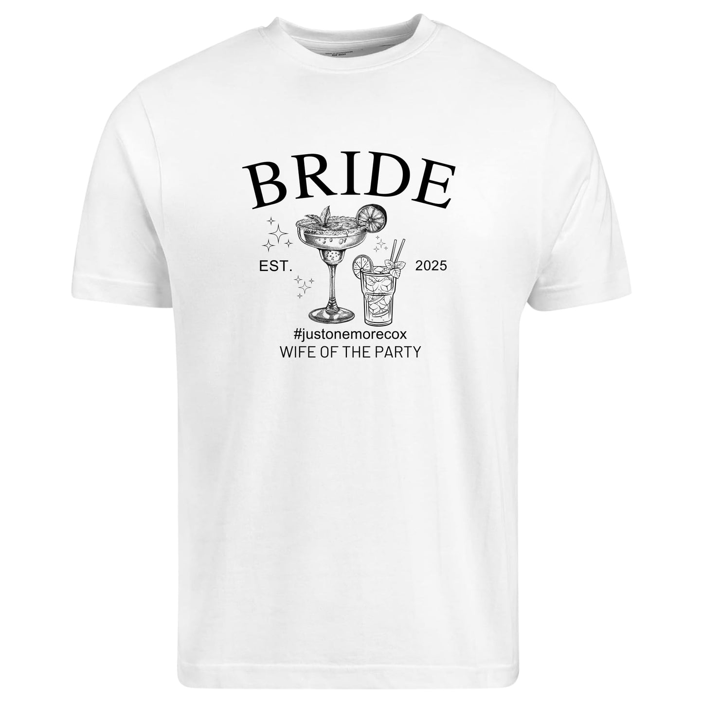 Be Buz Bachelorette Party T-Shirts, Personalized Bridal Party Matching Tees Maid of Honor Bridesmaids Shirts - Top Tee