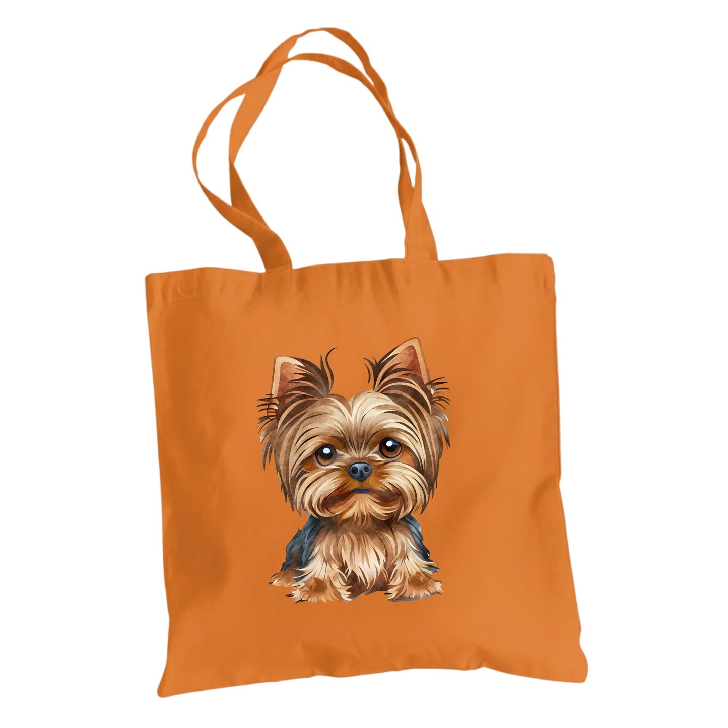 Be Buz Yorkshire Terrier Dog Tote Bag – Cotton Reusable Bag for Dog Lovers and Pet Owners – Cute Yorkie Lover Gift Bag for Women and Everyday Use