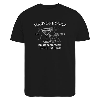 Be Buz Bachelorette Party T-Shirts, Personalized Bridal Party Matching Tees Maid of Honor Bridesmaids Shirts - Top Tee