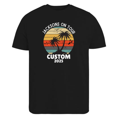 Be Buz Personalized Family Vacation 2025 T-Shirt Custom Name Matching Holiday Tee, Family Trip 2025 Shirts