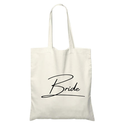 Be Buz Bride Tote Bag Bridesmaid Gift Wedding Party Essentials Bridal Showers Spacious Durable Stylish Accessory for the Bride Reusable Casual Bag for Work Shopping Travel