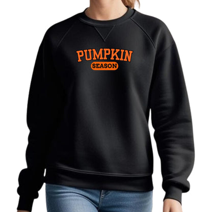 Be Buz Pumpkin Season Sweatshirt Crewneck Women and Men Autumn Halloween Pullover Unisex Sweater for Pumpkin Lovers