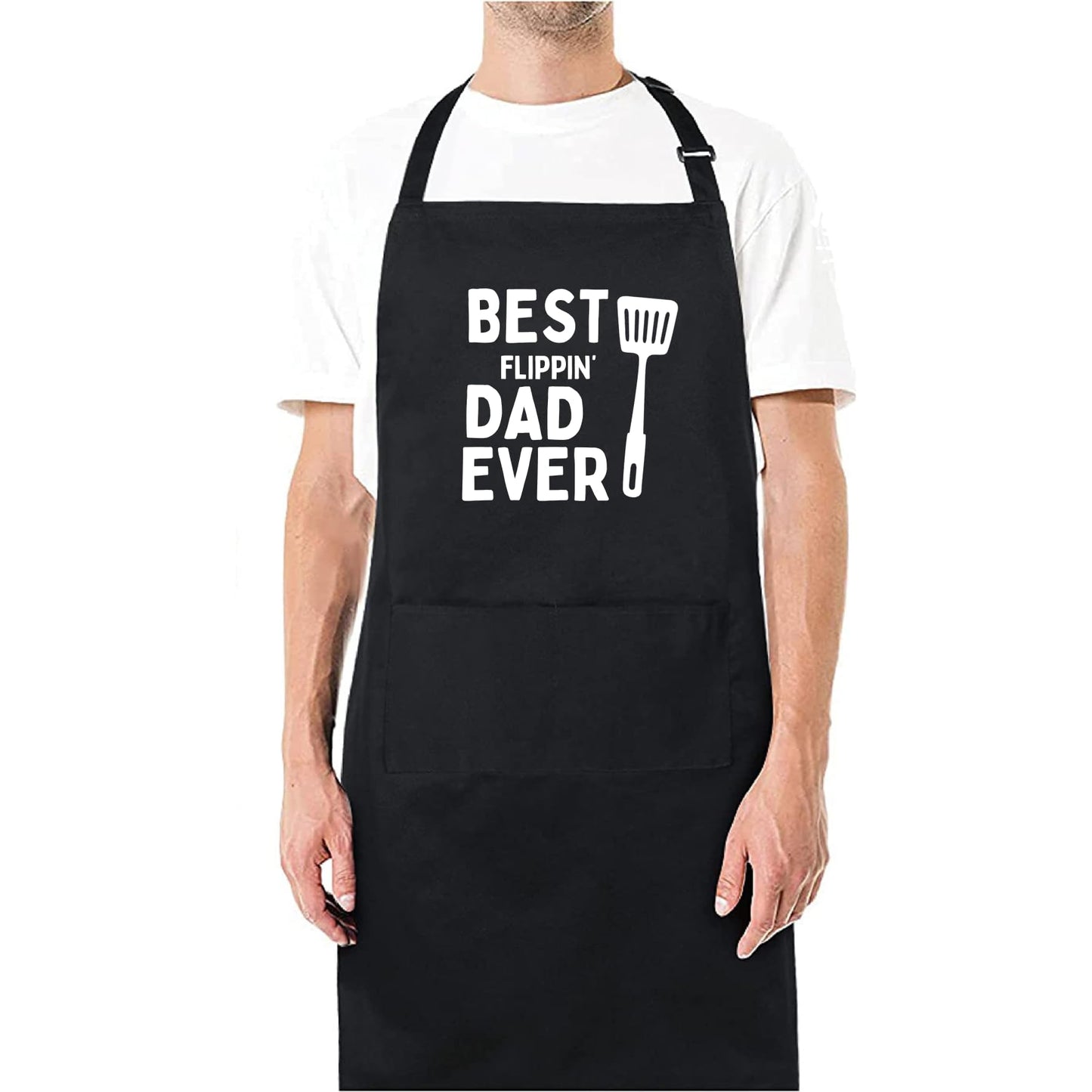 Best Flippin' Dad Ever Funny Aprons for men Printed Apron Gift for Her Chef Apron Kitchen Apron BBQ Apron Gift Baking Apron Father Day Gift