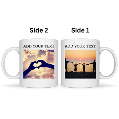 Personalized Mug - Custom Name Coffee Cup - Unique Gift for Him, Her, Birthday, Christmas - 11oz Ceramic Tea Mug