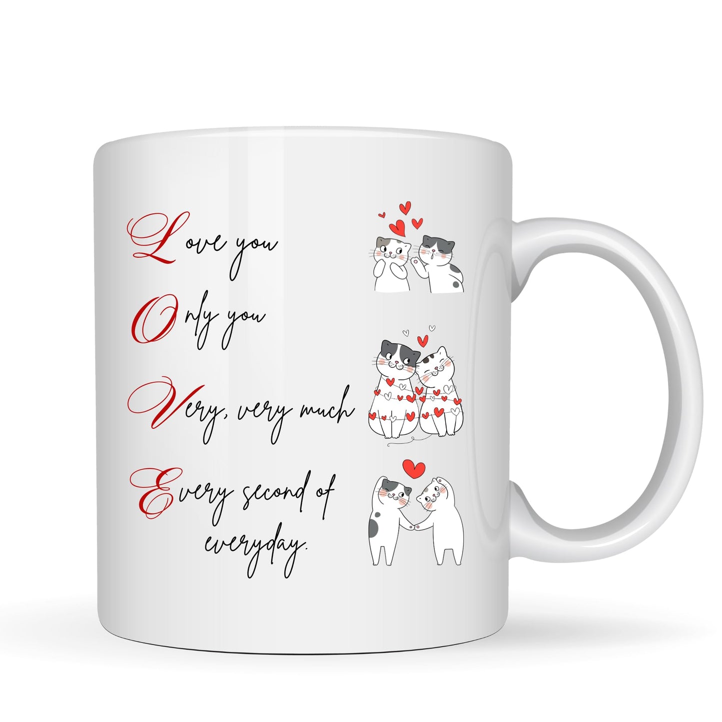 Love You Only Very Much Mug - 11oz Ceramic Coffee Cup